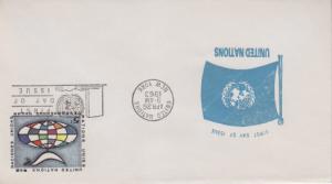 United Nations, First Day Cover, Postal Stationery