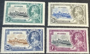 ST. LUCIA # 91-94-MINT/HINGED--COMPLETE SET--1935(LOTA)