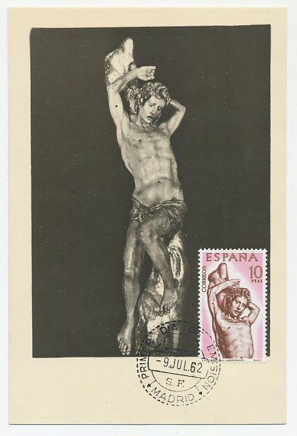 Maximum card Spain 1962 St. Sebastian