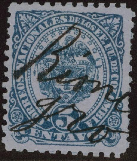 Colombia Scott 118 Used 1883