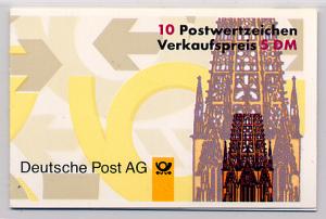 Germany Bund Scott # 1530d, mint nh, stamp booklet Michel # 34 II