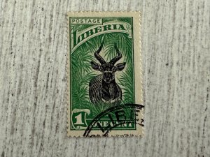 Liberia #163 CTO, 1c, Bongo Antelope, 2024 SCV.$0.25