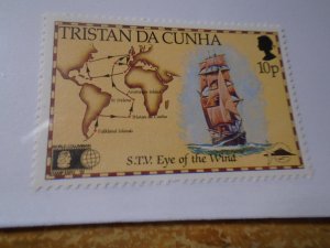 Tristan Da Cunha  #  504  MNH  Sailing  Boats