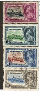 British Guiana 223-224 Used, 235 Mint Hinged, 236 Used. Set