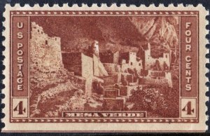 SC#743 4¢ National Parks: Mesa Verde Cliff Palace (1934) MNH