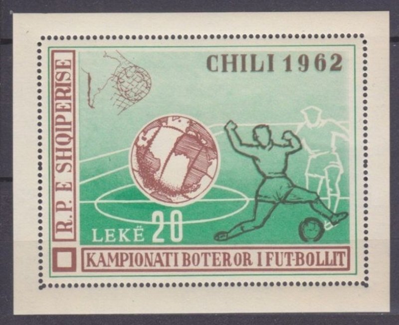 1962 Albania B11 1962 FIFA World Cup in Chile 40,00 €