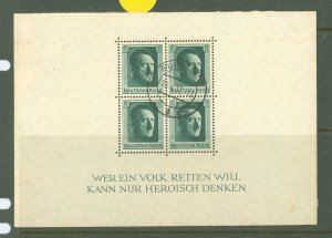 Germany #B102 Used Souvenir Sheet