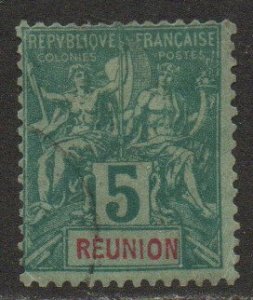 Reunion Sc #37 Used; Mi #35