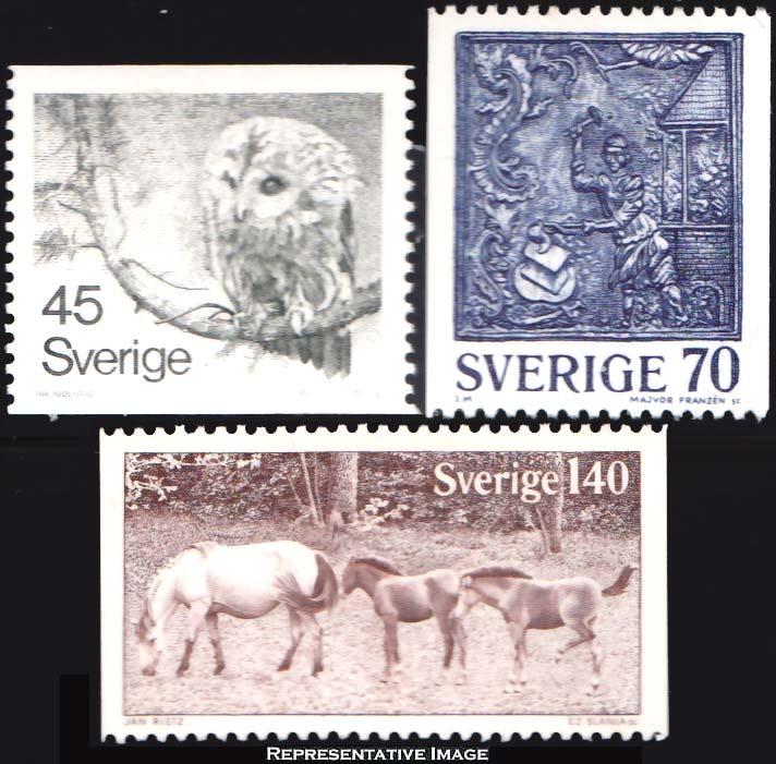 Sweden Scott 1212-1214 Mint never hinged.