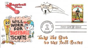 #4341 Take Me Out to the Ballgame QCR FDC