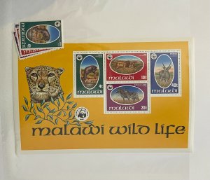 Souvenir Sheet Malawi Scott #319-322a nh