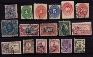 MEXICO Lot Used (1894) Sc 238-238b,239,240Compound & IrregularWith Many Other