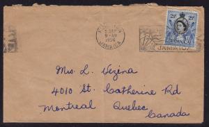 Jamaica - 1956 - Scott  #162 - used on cover to Canada
