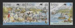 Australia 1028-9 1987  First Fleet set MNH