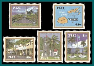 Fiji 1992 Historic Levuka, MNH #669-673,SG855-SG859