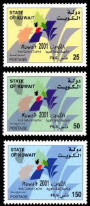 Kuwait 2001 Scott #1495-1497 Mint Never Hinged