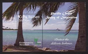 Cook Islands Sc# 1342 MNH Environmental Awareness (S/S)