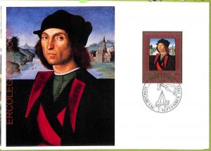 ad3254 -  Liechtenstein - Postal History - Set of 3 MAXIMUM CARD -  1985  ART