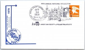 US SPECIAL EVENT COVER SESCAL 1978 AMERICAN SOCIETY OF POLAR PHILATELISTS ASPP-E