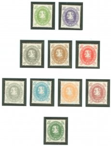 Denmark #210-219  Single (Complete Set)