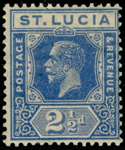 ST. LUCIA SG98, 2½d dull blue, LH MINT. Cat £11.