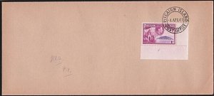 PITCAIRN  1941 GVI 1d on cover addressed to H E Maude on Pitcairn.........a4371