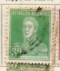 Argentine Republic 1923 Early Issue Fine Used 3c. 106726