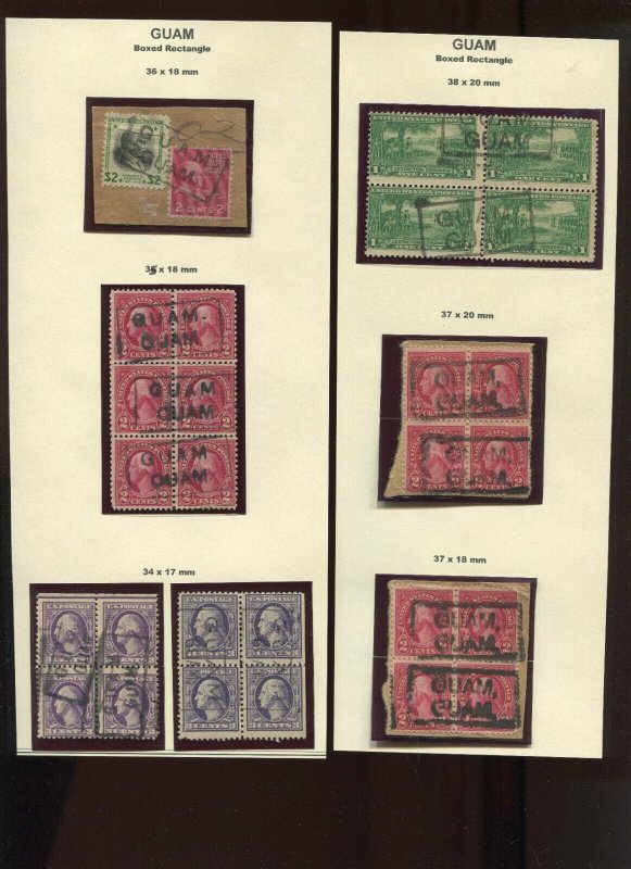 Guam Lot of Used Stamps with Better Cancels & More **SEE 8 PICS*** (Lot 1400 A)