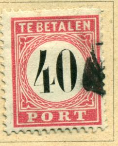 Netherlands Indies 1882 #J13b U SCV(2018)=$2.50