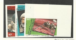 Djibouti, Postage Stamp, #C155-C157 Mint NH, 1982 Space