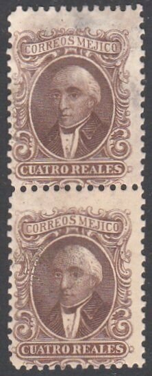 MEXICO  An old forgery of a classic stamp x pair............................F794