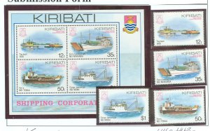 Kiribati #440-443a Mint (NH) Single (Complete Set)