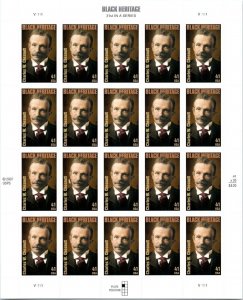 2008 Charles W. Chesnutt writer 41c Sc 4222 mint pane of 20 Black Heritage