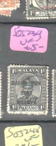 MALAYA JAPANESE OCCUPATION  PAHANG  (P2811B) SULTAN 1C  SG J239   VFU 