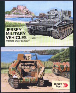Jersey 2013 Military Vehicles Tanks Mi. MH26 Prestige Booklet MNH
