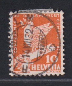 Switzerland #211 used 1932  dove on broken sword 10c