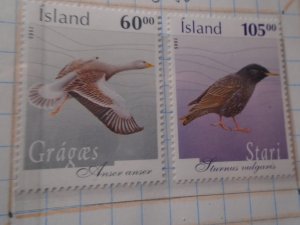 Iceland #  1059-60  MNH   Birds