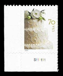 PCBstamps  US #4867 70c Weddings Cake, MNH, (36)
