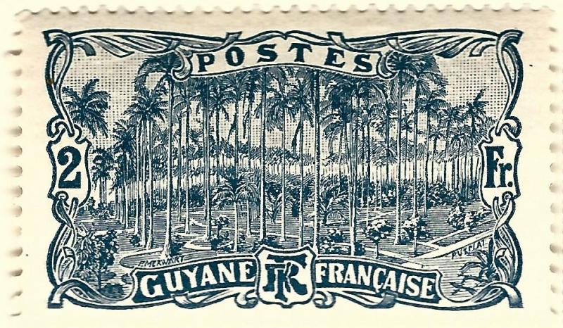 French Guiana (Sc #82) F-VF Mint OG hr..French Colonies are Hot!