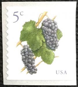 U.S.#5038 Grapes Pinot Noir 5c Coil Single, MNH.