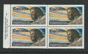 Canada  plate block  mnh  sc#  512