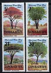 ZIMBABWE - 1981 - National Tree Day - Perf 4v Set - Mint Never Hinged
