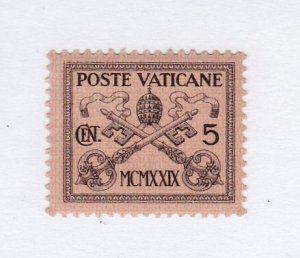 Vatican stamp #1, MNH OG