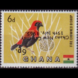 GHANA 1965 - Scott# 220 Bird Inv.Opt. 6p LH