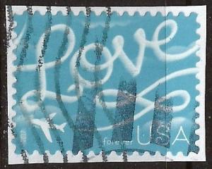 US ~ Scott # 5155 ~ Used on paper ~ Love Skywriting