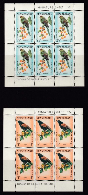 New Zealand  B63a-B64a MNH - 2 Miniature Sheets