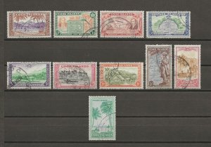 COOK ISLANDS 1949/61 SG 150/159 USED