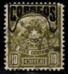 Chile Scott 61 Used Columbus overprint of 1904