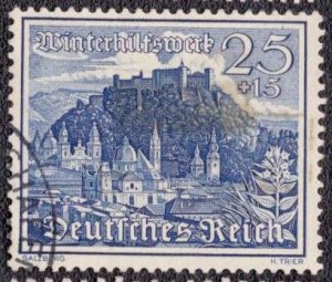 Germany B167 1939 Used Hinge bleedthrough