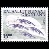 GREENLAND 2001 - Scott# 386 Europa-Krill Set of 1 NH